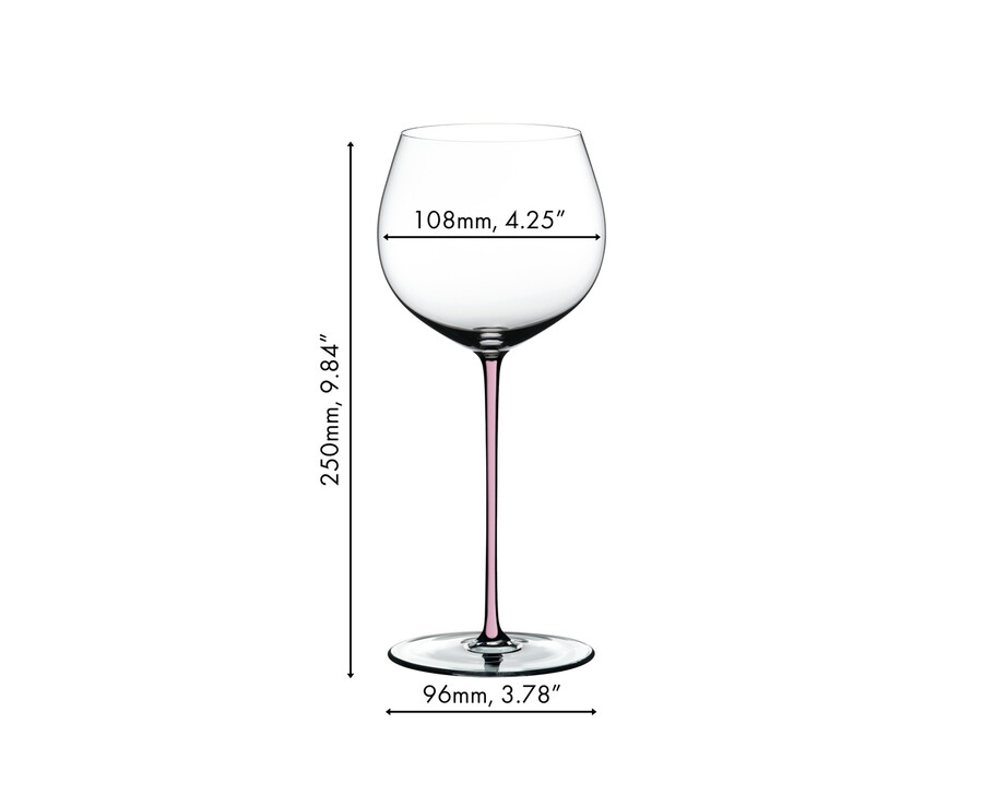 riedel fatto a mano oaked chardonnay – rosa
